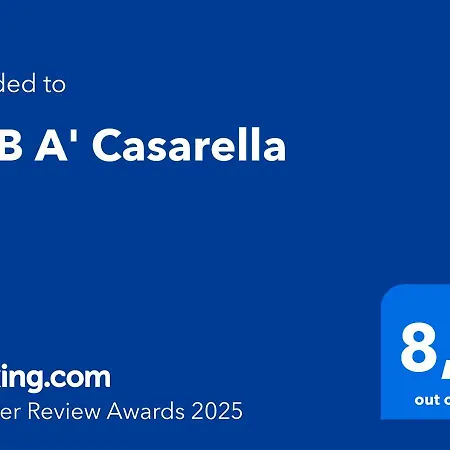 לינה וארוחת בוקר A' Casarella
